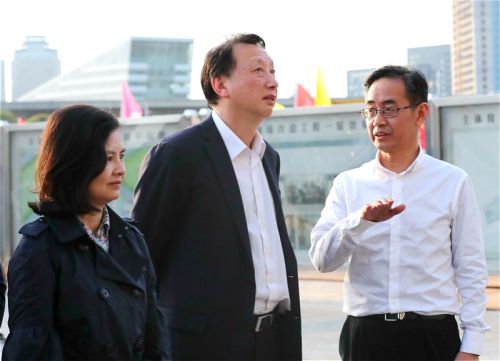 軍運會執委會主任楊劍調研武漢體育中心軍運會場館建設(圖3)