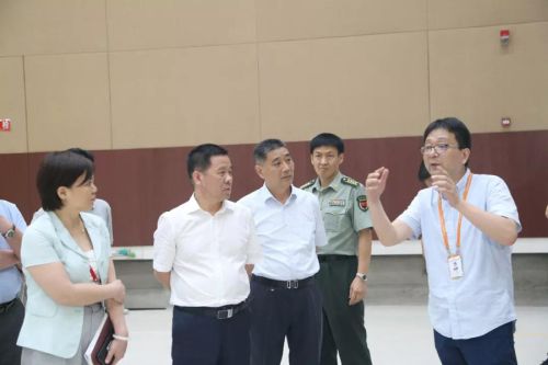 張世華現場調研加快軍運會主媒體中心后期建設(圖2)